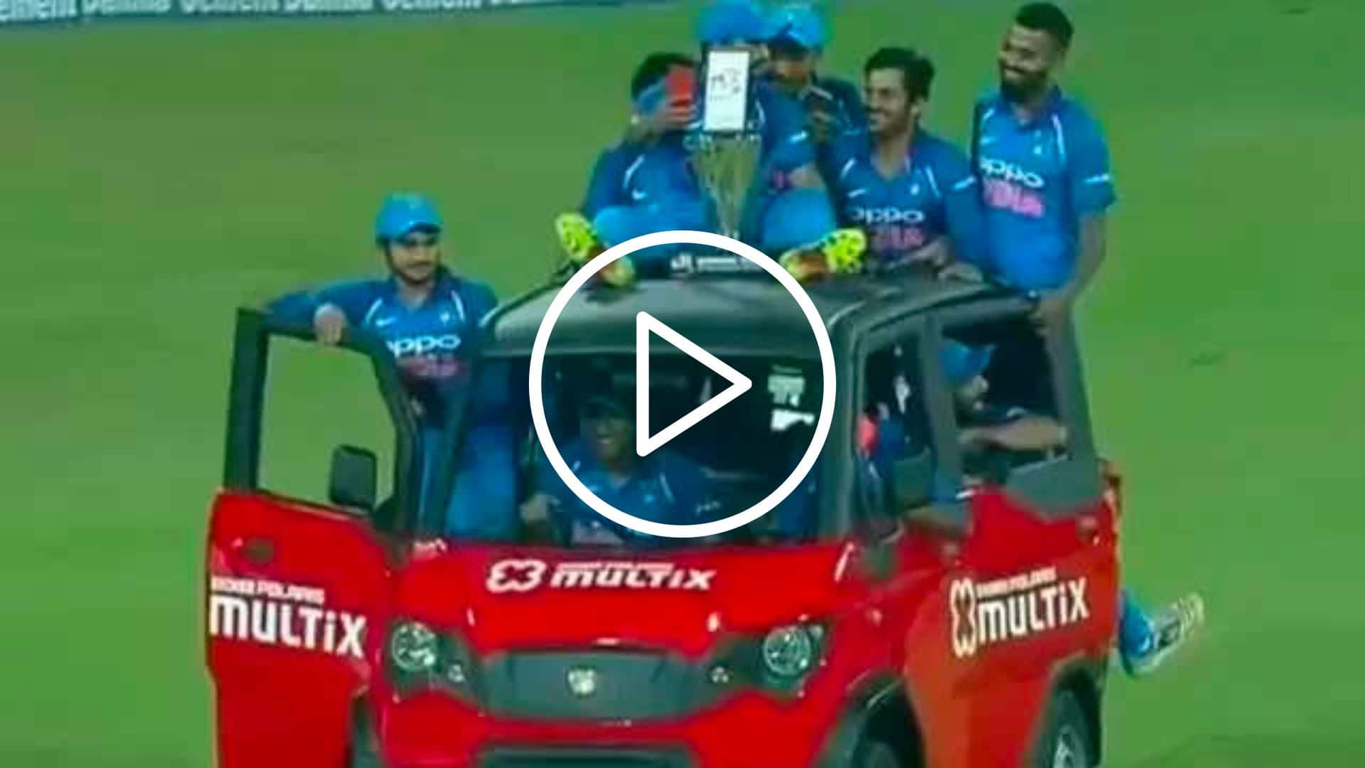 [Watch] When MS Dhoni Took Team India For A Ride On The Field In Sri Lanka